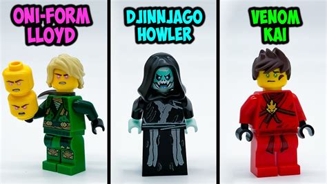 More Custom Printed Ninjago Figures Youtube