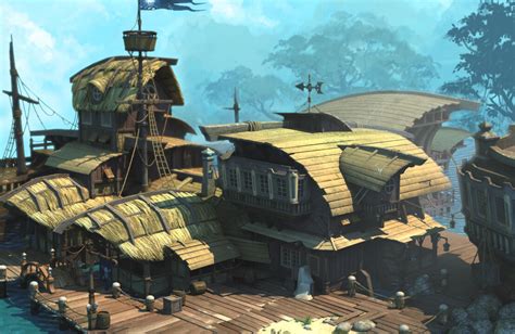 Artstation Pirate Town