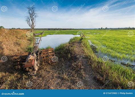 Traditional Asia Farming Engine Used To Plough Pump And Flatten Rice