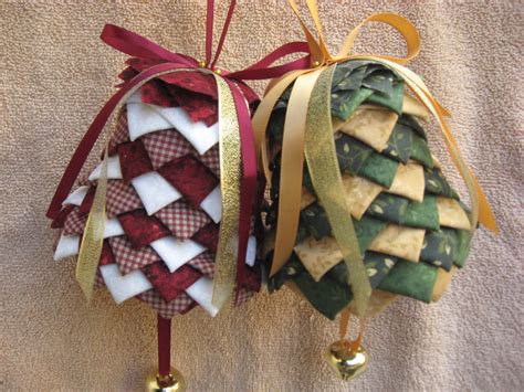 Pdf FIle Quilted Christmas No Sew Ornament Complete Pattern