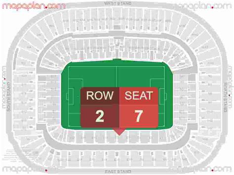 Edinburgh Scottish Gas Murrayfield Stadium Detailed Interactive Seating