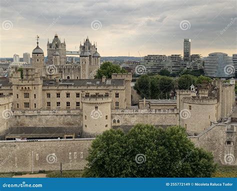 The Tower Of London Is A Historic Castle By The River Thames In England