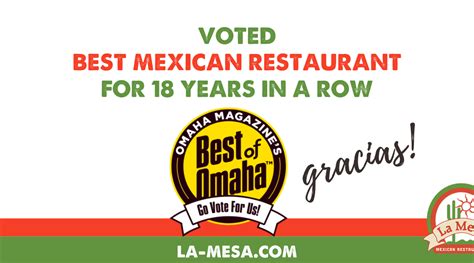 Best Of Omaha - Best Mexican Restaurant - La Mesa Mexican Restaurant