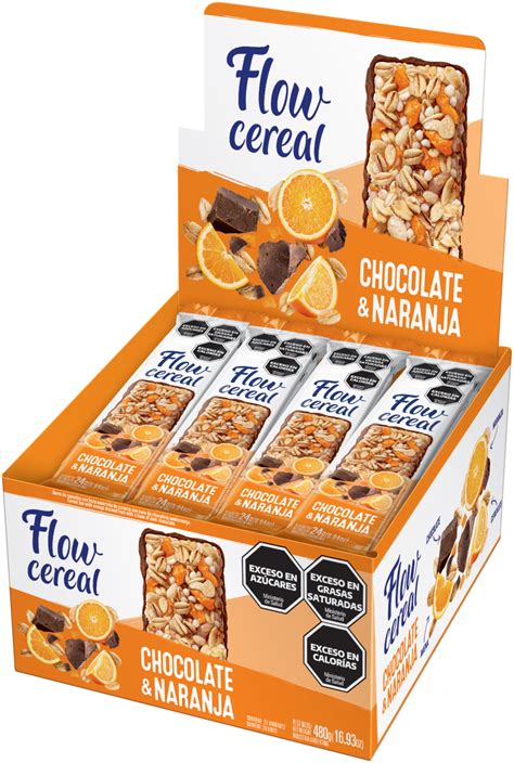 FLOW CEREAL CHOCOLATE NARANJA SKU 2033 Georgalos Ecommerce