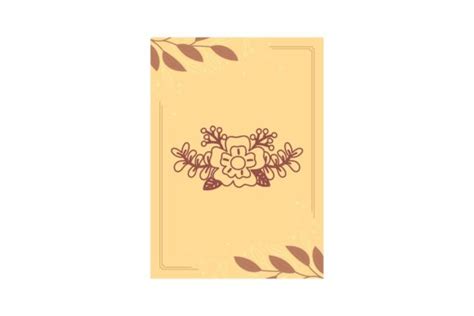 Flower Card Cute Icon Illustrations Graphic By Samagata Creative Fabrica