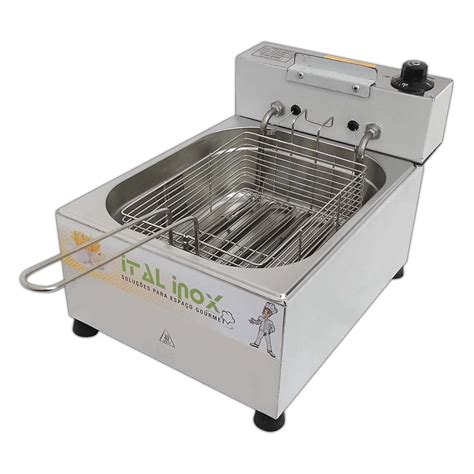 Fritadeira El Trica Cuba L W V Ital Inox Venecenter