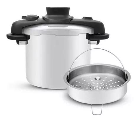 Olla a presión Opti space Inox de 7 litros con triple fondo de Tefal