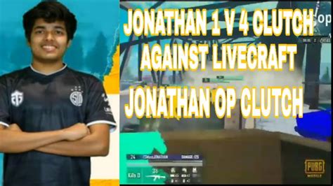 Jonathan 1 V 4 Clutch Against Livecraft Jonathan Op Clutch Youtube