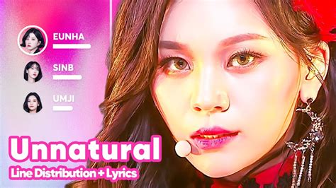 Viviz Unnatural Queendom Line Distribution Lyrics Karaoke