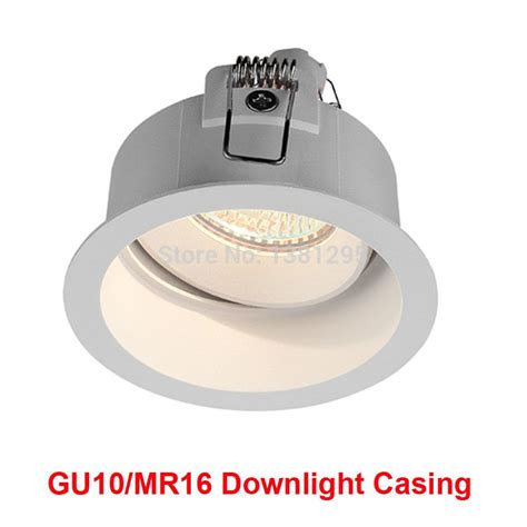 Downlight GU10 Fitting Swiveli Spot LED Recessed Light Mounting Frame