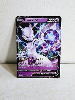 Mewtwo V Pok Mon Go Ultra Rare Holo Pok Mon Card Ebay