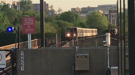 Wmata Dc Metro Car Breda Rehab Series Train Arrives Braddock