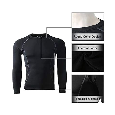 SKYSPER Ropa Interior Térmica Hombre Conjuntos Térmicos Camiseta