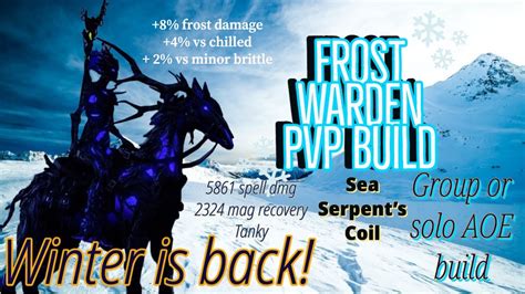 Overpowered Frost Damage Magicka Warden Pvp Build Scribes Of Fate