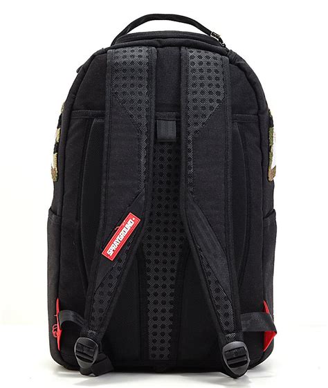 Sprayground Checkered Camo Shark Backpack Literacy Basics