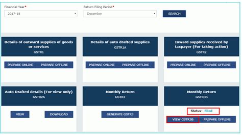 Gst Returns Login Return Types How To File Gst Return Online