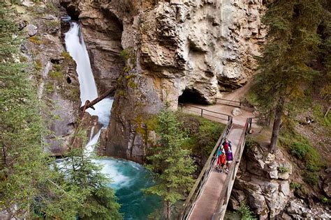 Johnston Canyon Falls - Canadian Rocky Mountain Resorts