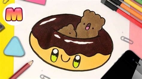 Como Dibujar Un Donut Unicornio Dona Kawaii Dibujos Kawaii De