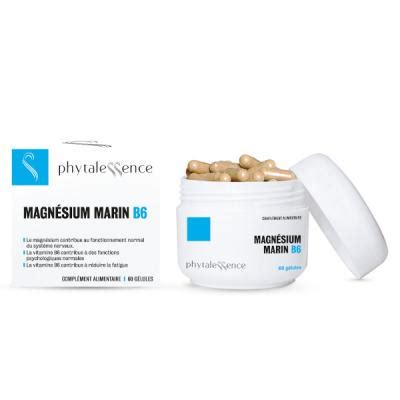 Phytalessence Magnésium Marin B6 60 Gél Pot 60 gélules Minceur