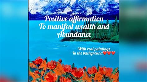 Powerful Guided Positive Affirmations To Manifest Wealth And Abundance