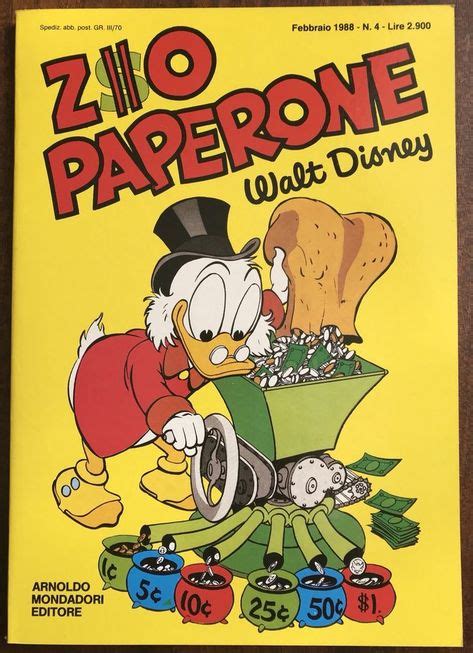 ZIO PAPERONE 4 A Mondadori Editore Febbraio 1988 EBay Disney