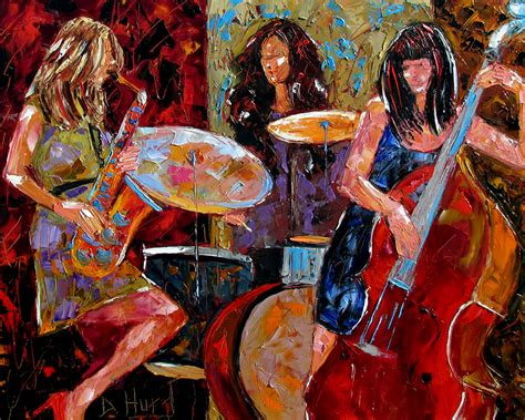 Portrait Artists International: Jazz Music Paintings Jazz Women ...