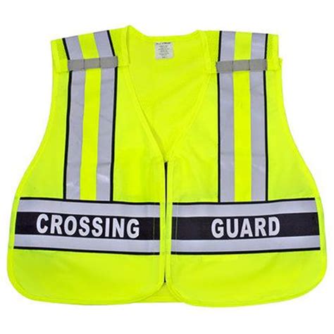 NYPD 124CG ANSI Class 2 Crossing Guard Breakaway Safety Vest P O Joe S