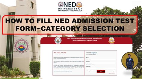 Ned Registration Form Complete Procedure Guide With Category