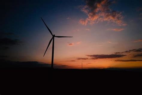 Wind Turbine Silhouette Stock Photos, Images and Backgrounds for Free ...