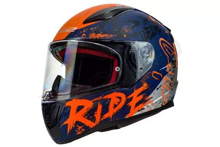 Kask Motocyklowy Integralny Ls Ff Rapid Naughty Matt Blue Orange L