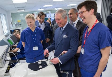 HRH The Prince Of Wales Opens The Surgical Innovation Centre Imperial