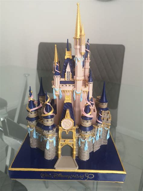 Walt Disney World Parks 50th Anniversary Cinderella Castle Figurine