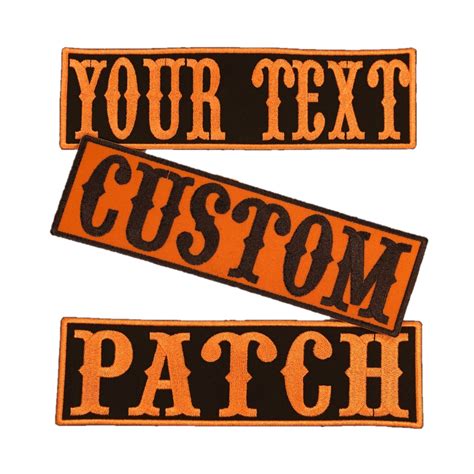 Patches for Jackets 11x3 Custom Embroidered - Etsy