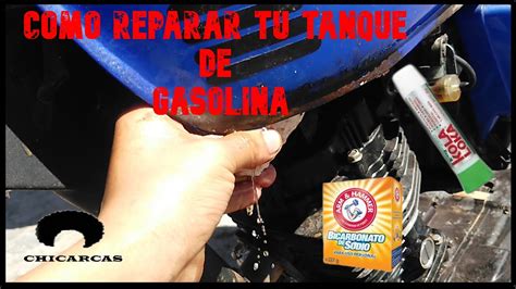 Como Reparar El Tanque De Gasolina De Tu Motocicleta Youtube