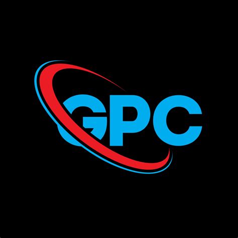 Logotipo De Gpc Carta Gpc Diseño Del Logotipo De La Letra Gpc