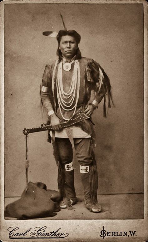 Osage Man 1870 Native American History North American Indians