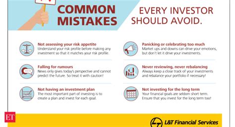 Common Mistakes Every Investor Should Avoid The Economic Times