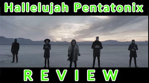 First Time Review Of Hallelujah Pentatonix Youtube