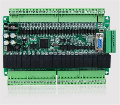 Carte de contrôle PLC industriel FX1N FX2N FX3U 48MR 40MR 24 en 24