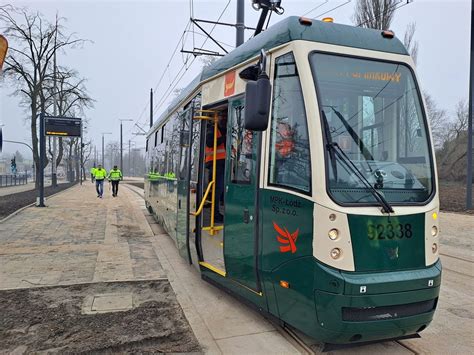 D Tramwaj Testowy Na Wojska Polskiego Transport Publiczny