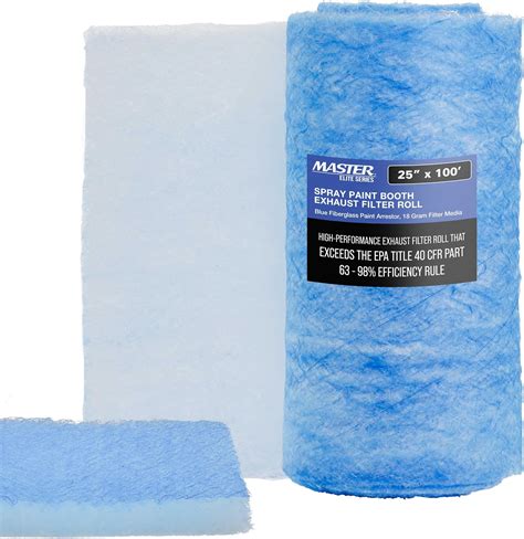 Amazon Master Elite Premium Paint Spray Booth Exhaust Filter Roll