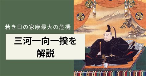 徳川家康、三大危機の一つ。三河一向一揆を地図でわかりやすく解説！ 悠々自適な歴史ブログ