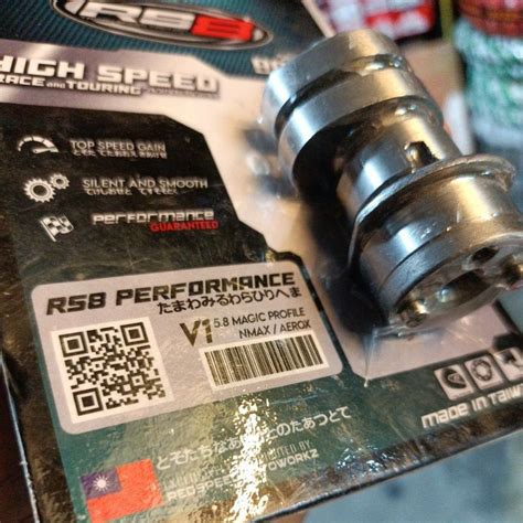 RS8 CAMSHAFT EVO V2 5 8 V1 MAGIC PROFILE FOR NMAX V1 V3 AEROX V1 V2