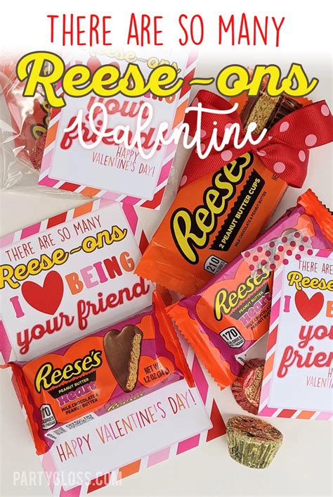 Heart Valentines Day Printable Peanut Butter Cup Etsy In 2022