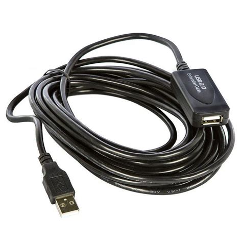 Cabo Usb Macho X Usb Fêmea Extensão Amplificada Com 5 Metros Eletro Parts