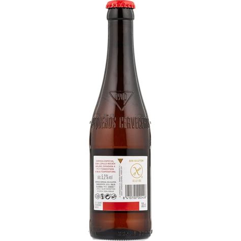 Cerveza Rubia Especial Tipo Lager Sin Gluten Botella 33 Cl AMBAR