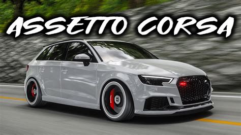 Assetto Corsa Audi Rs3 8v Sportback 2017 High Force With Traffic And Autobahn Youtube