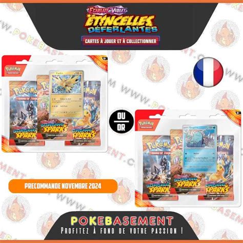 1X ETB Coffret Dresseur d Elite Pokémon EV8 Etincelles Déferlantes FR