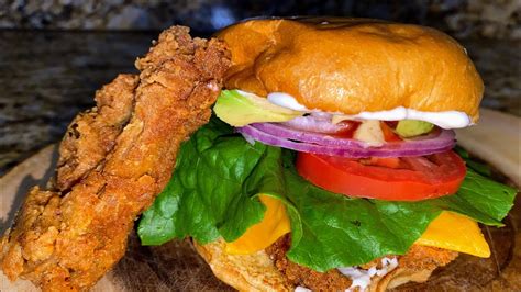 Crispy Oyster Mushroom Burger A Must Try Authentic Plantbased Eats