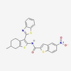 N 3 1 3 Benzothiazol 2 Yl 6 Methyl 4 5 6 7 Tetrahydro 1